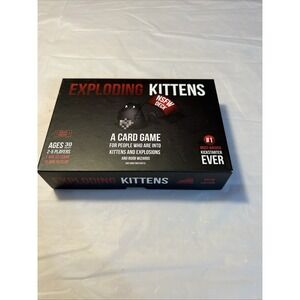 Exploding Kittens NSFW Edition Card Game COMPLETE Open Box